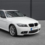 M3 išvaizdos Priekinis Bamperis, skirtas BMW E90 / E91 LCI (08-11), su skaidriais priešrūkiniais