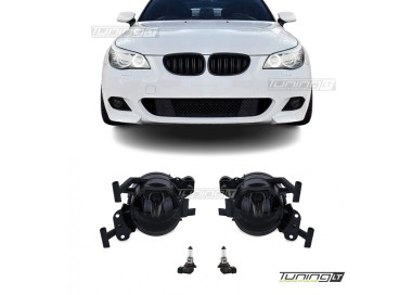 Fog lights for BMW E60 / E61 M-Sport (03-10), smoked 