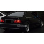 LED tail lights for BMW E46 sedan (01-05), smoked