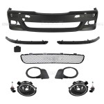 M Pack Front Bumper for BMW E39, with PDC and headlight washers, with clear fog lights