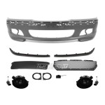M-Tech 2 Priekinis Bamperis, skirtas BMW E46 sedan / touring (98-05), su tamsintais priešrūkiniais