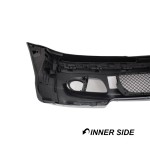 M-Tech Front Bumper for BMW E46 (99-06) coupe / cabrio, with yellow fog lights