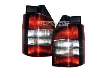 Tail lights for VW T5 (03-09), red + white