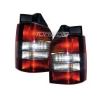 Tail lights for VW T5 (03-09), red + white
