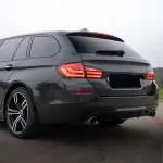 Performance galinis Difuzorius skirtas BMW F10 / F11 (535) su M-Pack bamperiu, juodas blizgus