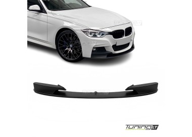 BMW F20 1 Series LCI M Performance Style Gloss Black Front Splitter 15 –  Carbon Factory
