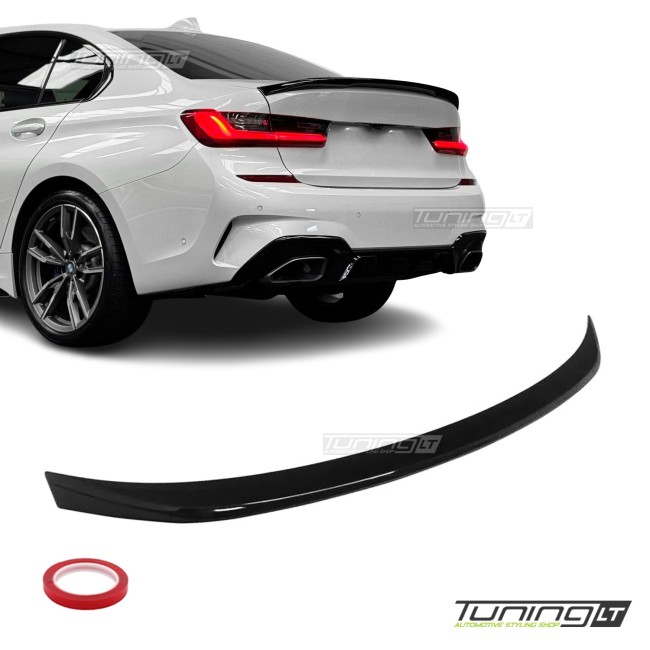 Performance V2 Spoileris ant bagažinės skirtas BMW G20 / G80, juodas blizgus