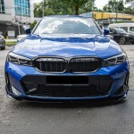 Performance Front bumper Lip Spoiler for BMW G20 / G21 LCI (22-25), glossy black