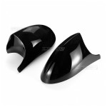 M style Mirror Caps set for BMW E81 / E82 / E87 / E88 PRELCI, glossy black