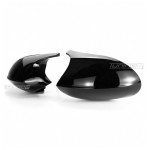 M style Mirror Caps set for BMW E81 / E82 / E87 / E88 PRELCI, glossy black