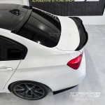 PSM style Rear Bumper Side Splitters, set for BMW F30 / F31, glossy black