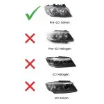 DTM style Xenon Priekiniai Žibintai, komplektas skirtas BMW E90 / E91 PRE-LCI (05-08)