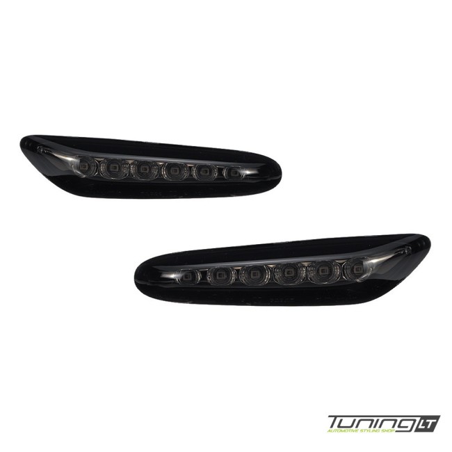 LED turn signals for BMW E60 / E61, smoked LED turn signals for BMW E60 / E61, smoked