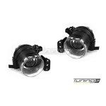 Fog lights with lens for BMW E60 / E61 (03-07) with standard bumper, clear 