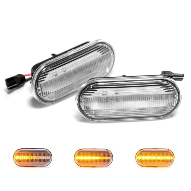 Dynamic LED side indicators for VW T5 (03-09), white