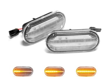 Dynamic LED side indicators for VW T5 (03-09), white