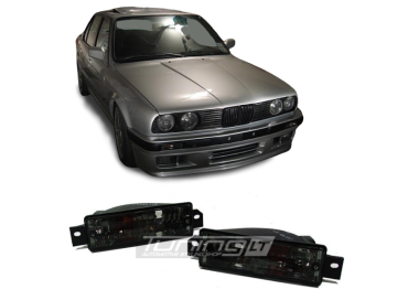 For BMW E30 front turn signal indicators, smoked