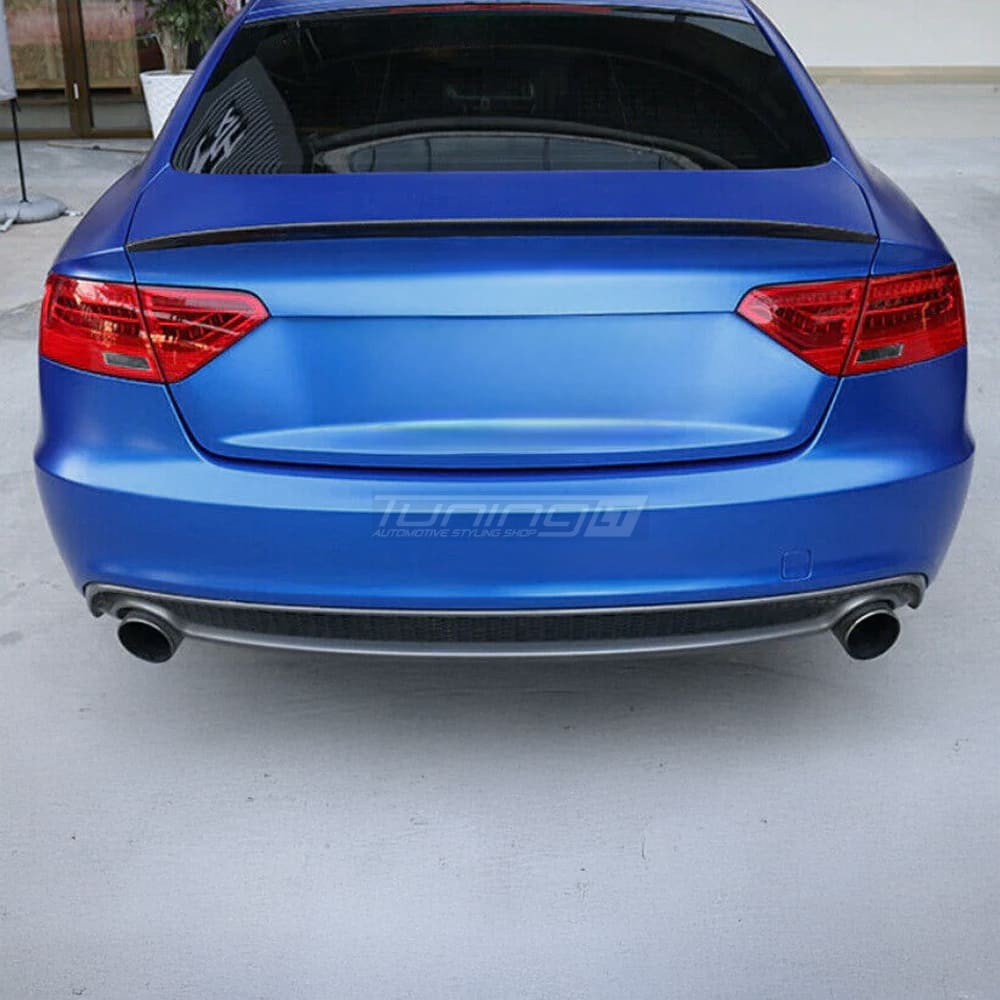 FOR 08-16 AUDI A5/QUATTRO COUPE STP STYLE CARBON FIBER REAR TRUNK LID SPOILER FOR 08-16 AUDI A5/QUATTRO COUPE STP STYLE CARBON FIBER REAR TRUNK LID SPOILER