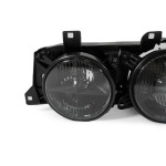Headlights with lenses for BMW E30 (84-94), smoked 