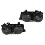 Headlights with lenses for BMW E30 (84-94), smoked 