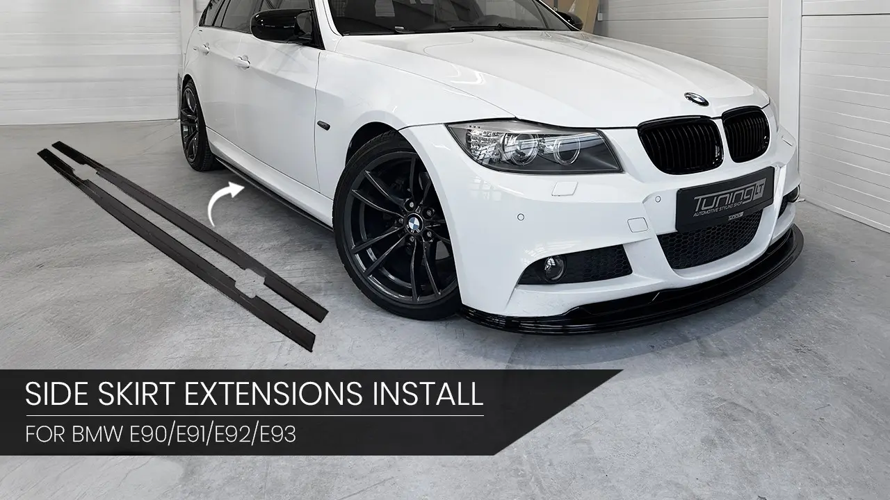 SUMONTUOTI BMW E90 / E91 M SPORT MODELIAMS SKIRTI POSLENKSČIAI (VIDEO)
