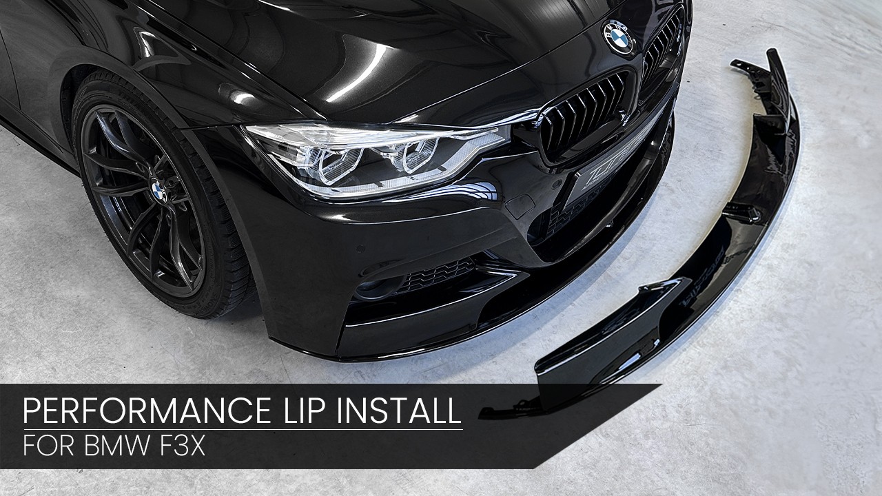 Front Performance Splitter for BMW F30/F31 models - V2 VERSION (VIDEO) 