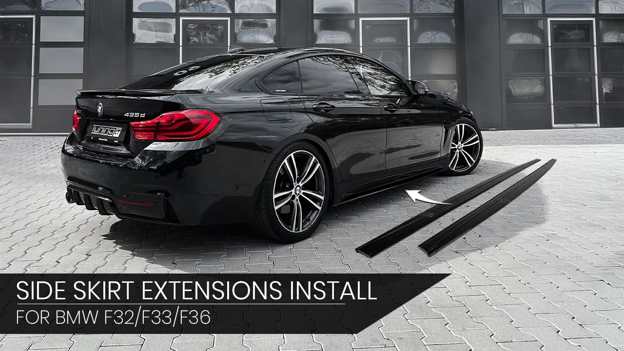 Sumontuoti BMW F32 / F33 / F36 modeliams skirti Performance Poslenkščiai (VIDEO)