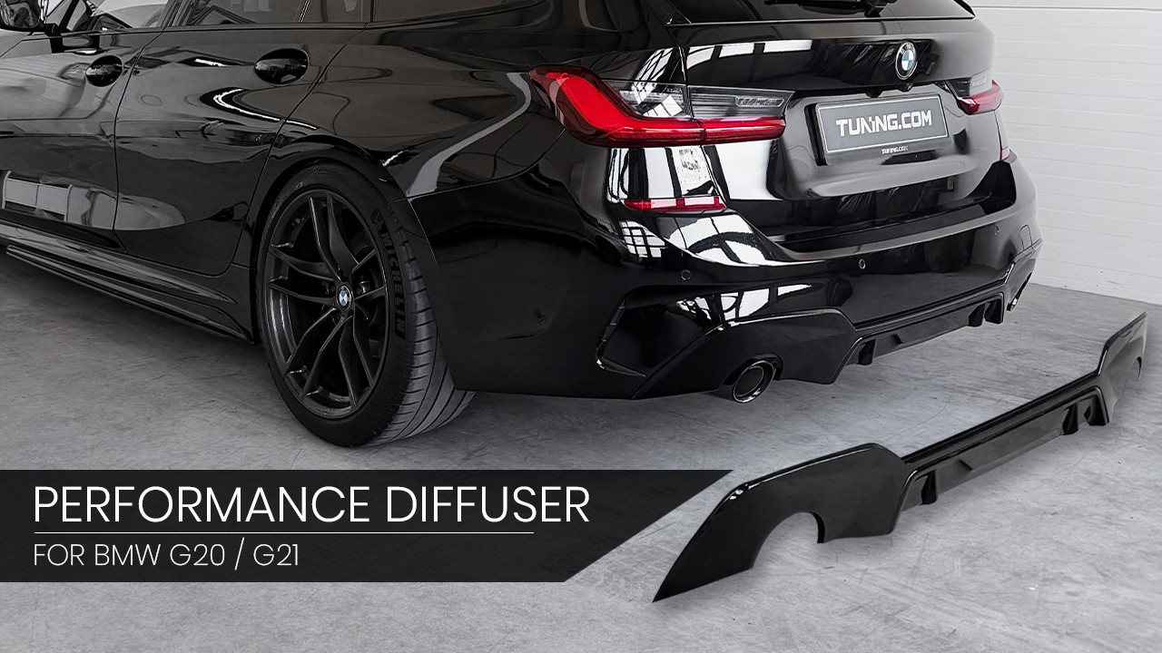 SUMONTUOTAS BMW G20 / G21 M SPORT MODELIAMS SKIRTAS PERFORMANCE DIFUZORIUS (VIDEO)