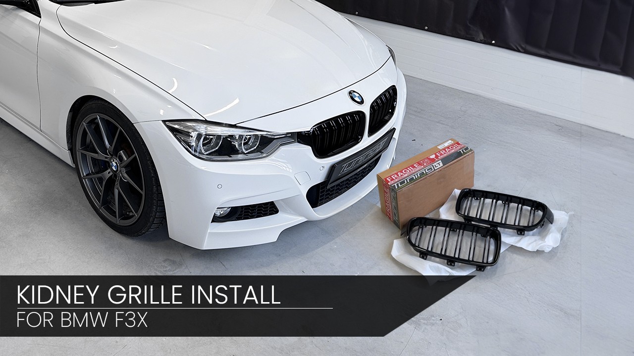 BMW F30 / F31 Front Dual Grill Install Replacement (VIDEO)