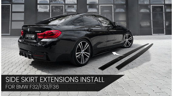 Sumontuoti BMW F32 / F33 / F36 modeliams skirti Performance Poslenkščiai (VIDEO)