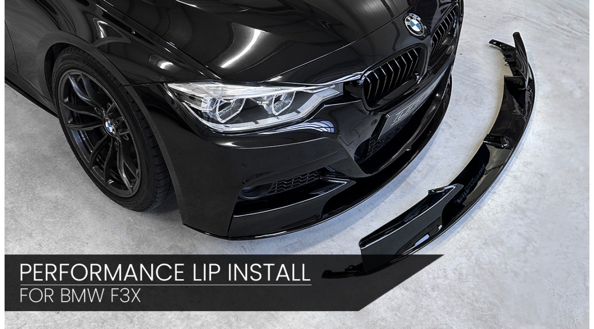 Front Performance Splitter for BMW F30/F31 models - V2 VERSION (VIDEO) 