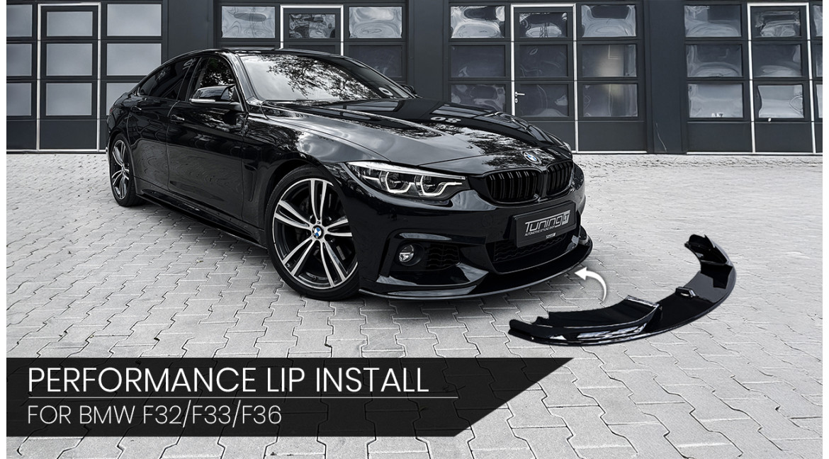 Front Performance Spoiler for BMW F32 / F33 / F36 M Sport models (VIDEO)