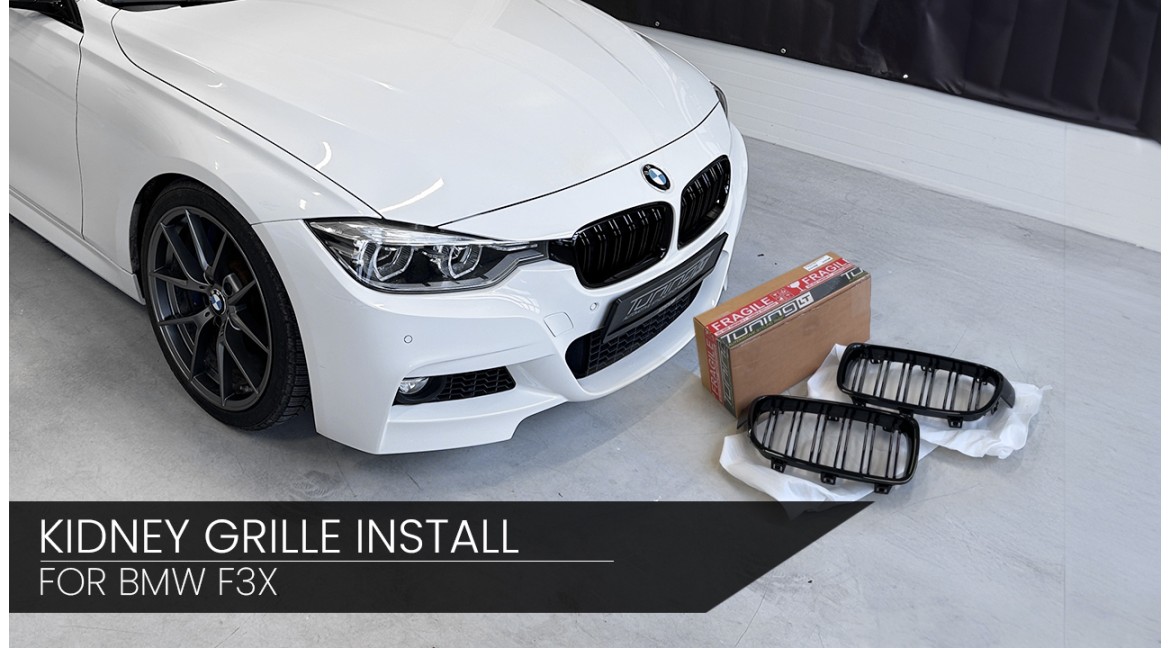 BMW F30 / F31 Front Dual Grill Install Replacement (VIDEO)