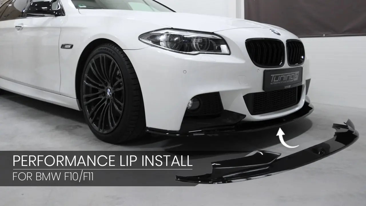 SUMONTUOTAS BMW F10 / F11 M SPORT MODELIAMS SKIRTAS PRIEKINIS PERFORMANCE LIPAS (VIDEO)