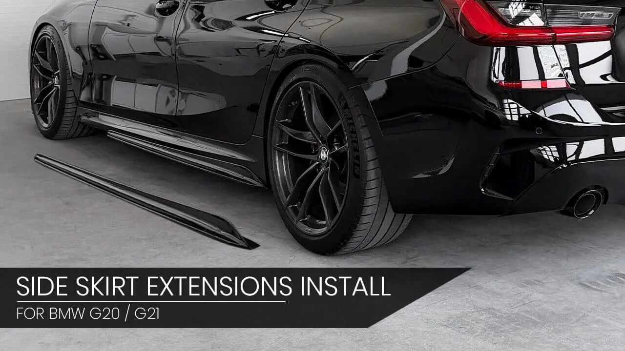 SUMONTUOTI BMW G20 / G21 M SPORT MODELIAMS SKIRTI PERFORMANCE POSLENKSČIAI (VIDEO)